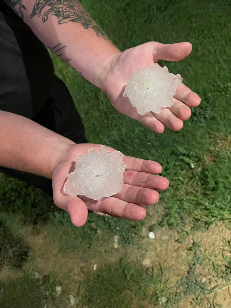 Hail in San Antonio